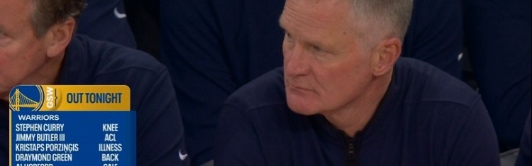 开云体育-不忍直视！勇士本场对阵尼克斯 大小库里&amp;巴特勒&amp;追梦等8人缺席