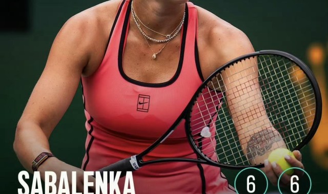 app下载-事不过三？萨巴伦卡再进印第安维尔斯决赛，誓破亚军心魔